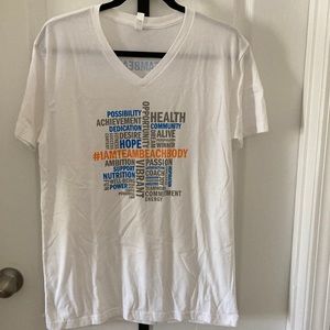 Team Beachbody V-neck Tee Shirt
